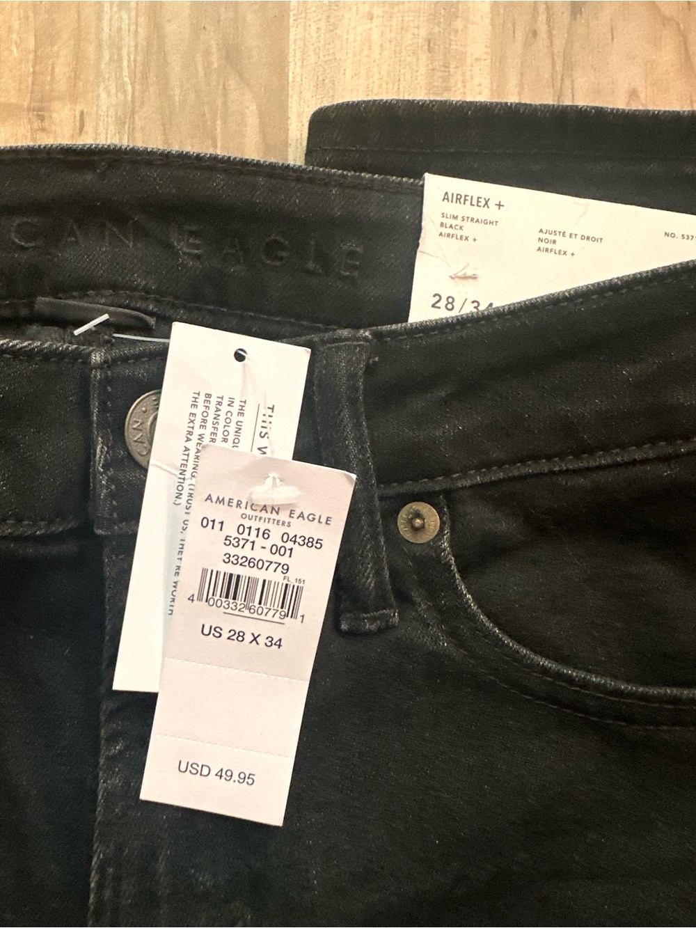 American Eagle Outfitters Men's Black Skinny Jeans - Picture 3 of 10